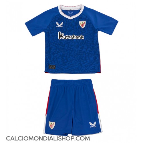 Maglie da calcio Athletic Bilbao Seconda Maglia Bambino 2024-25 Manica Corta (+ Pantaloni corti)